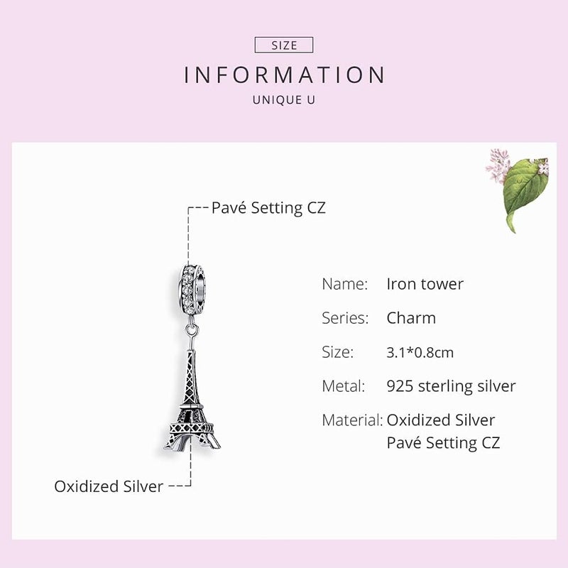 VOROCO Store Charm 925 Sterling Silver Bracelet Necklace Pendant Bead Charms Jewelry Gift for Women Mother Daughter Grandma Family Friends - Image 3